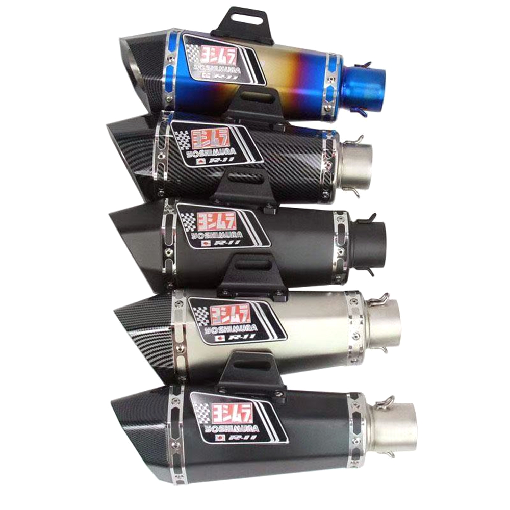 Exhaust Muffler Stainless Steel Universal - Escapamento Universal de 51mm para Motocicletas