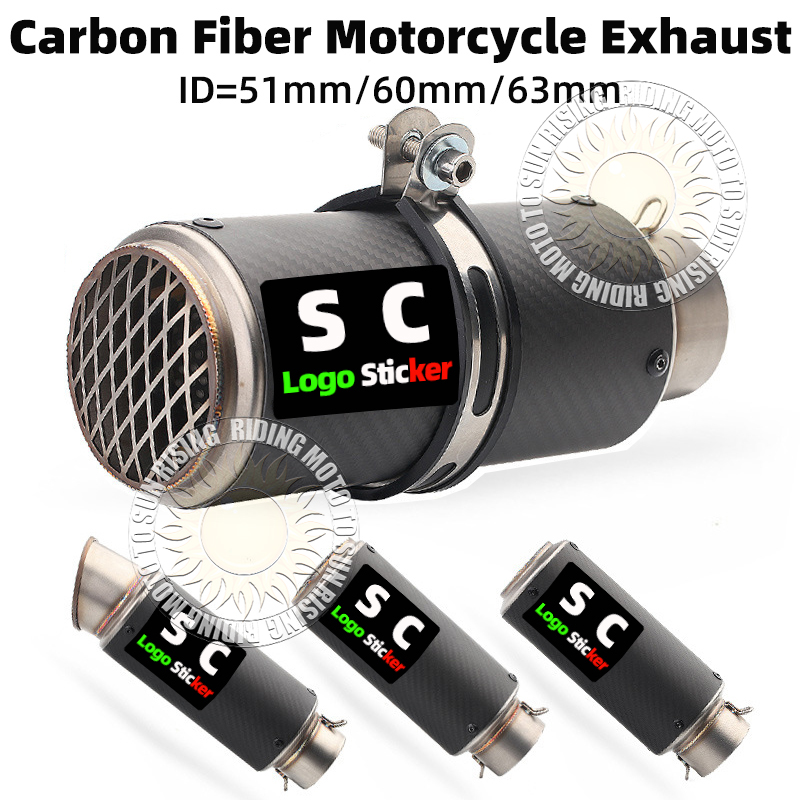 Exhaust Muffler Stainless Steel Universal - Tubo de escape sc universal para