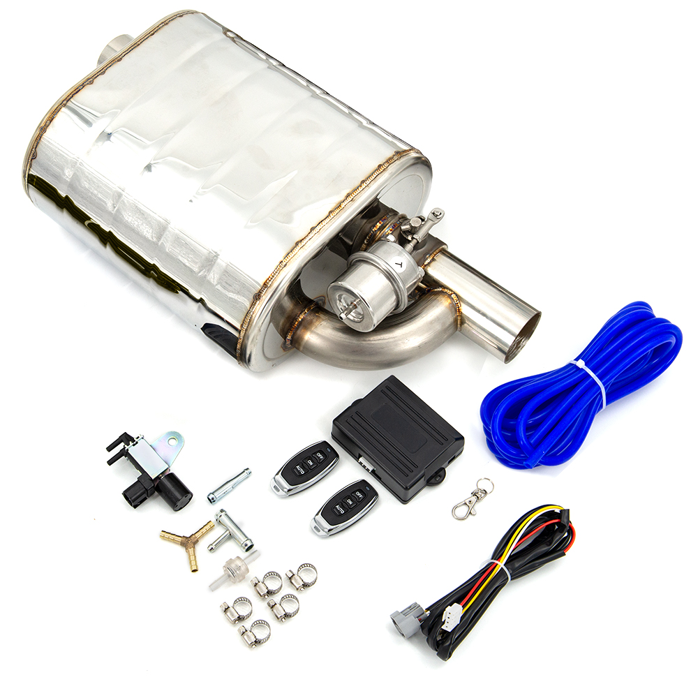 Exhaust Dump Valve With Wireless Remote - Silenciador de escapamento universal para carro,