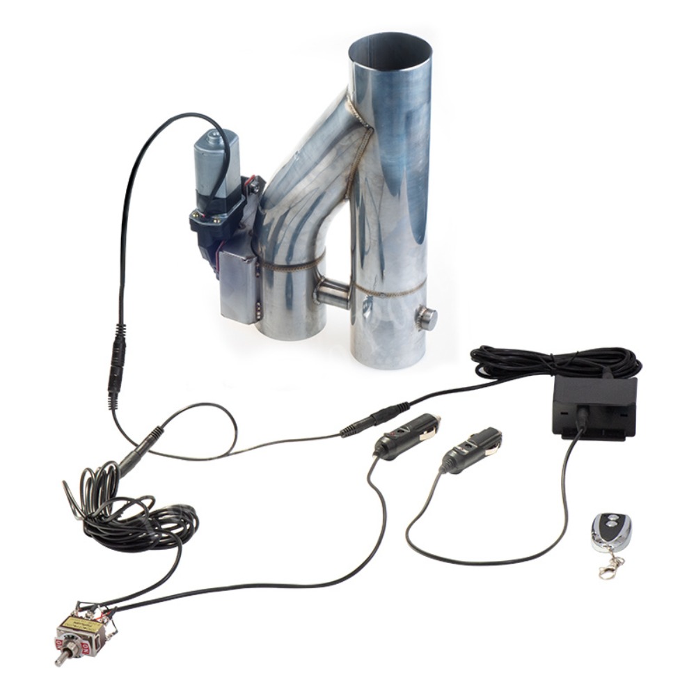 Exhaust Dump Valve With Wireless Remote - Válvula de Escape Elétrica Universal de
