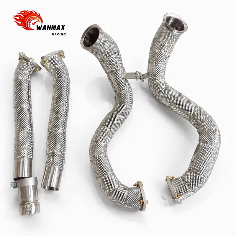 Exhaust V Band Clamp Flange Kit Stainless - Kit de tubos de escape dianteiros