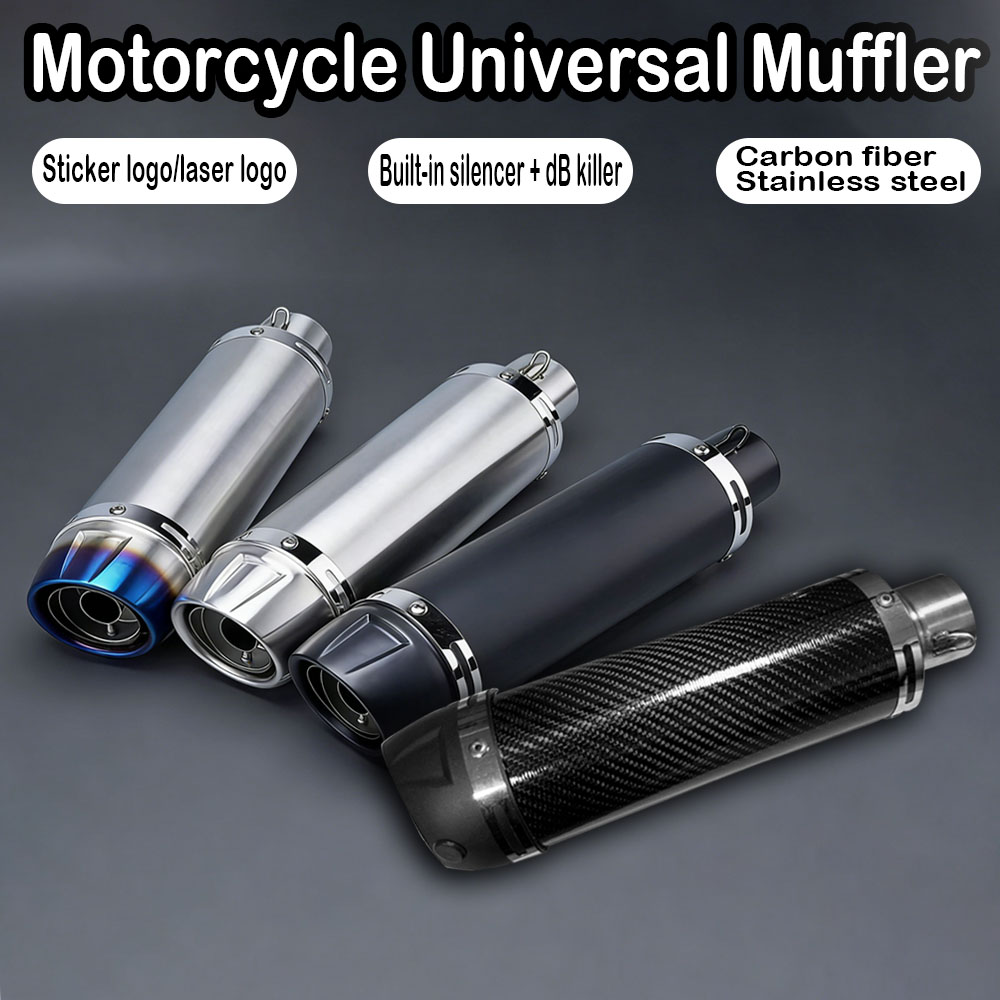 Exhaust Muffler Stainless Steel Universal - 51mm universal silenciador de escape da