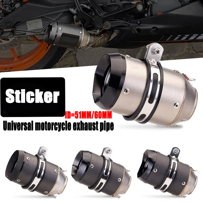 Exhaust Muffler Stainless Steel Universal - Escapamento AR Austin Racing de 51mm