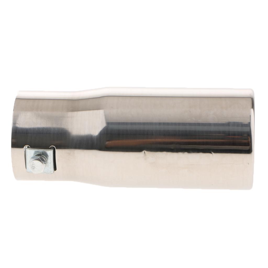 Exhaust Muffler Stainless Steel Universal - 1 peça 30-50mm entrada de aço