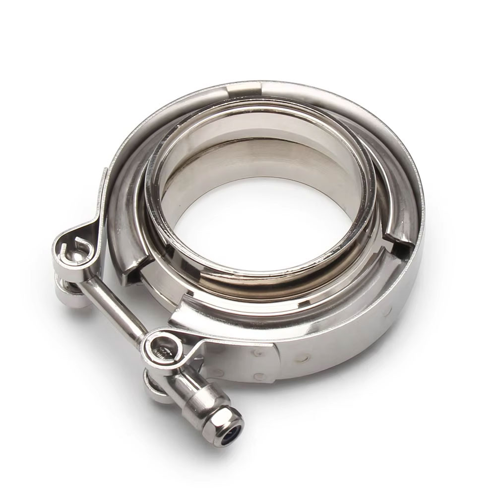 Exhaust V Band Clamp Flange Kit Stainless - Kit de Abraçadeiras V-Band Universal Macho