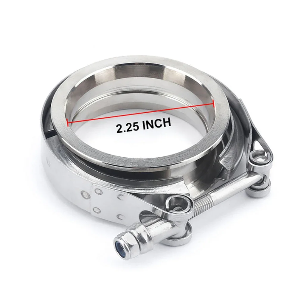Kit de Abraçadeiras V-band de  - Exhaust V Band Clamp Flange Kit Stainless avaliação e preço