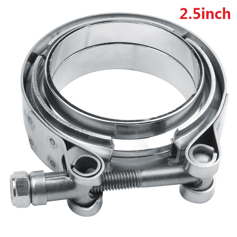 1 conjunto 2.5 Polegada 63.5mm - Exhaust V Band Clamp Flange Kit Stainless avaliação e preço