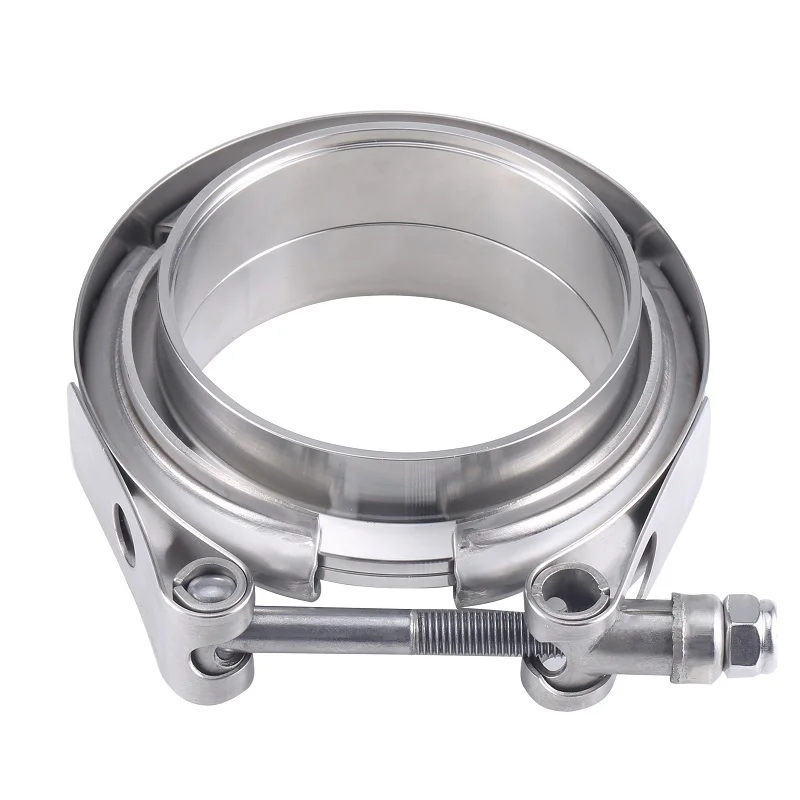 Abraçadeira V-Band de Aço Inox - Exhaust V Band Clamp Flange Kit Stainless avaliação e preço