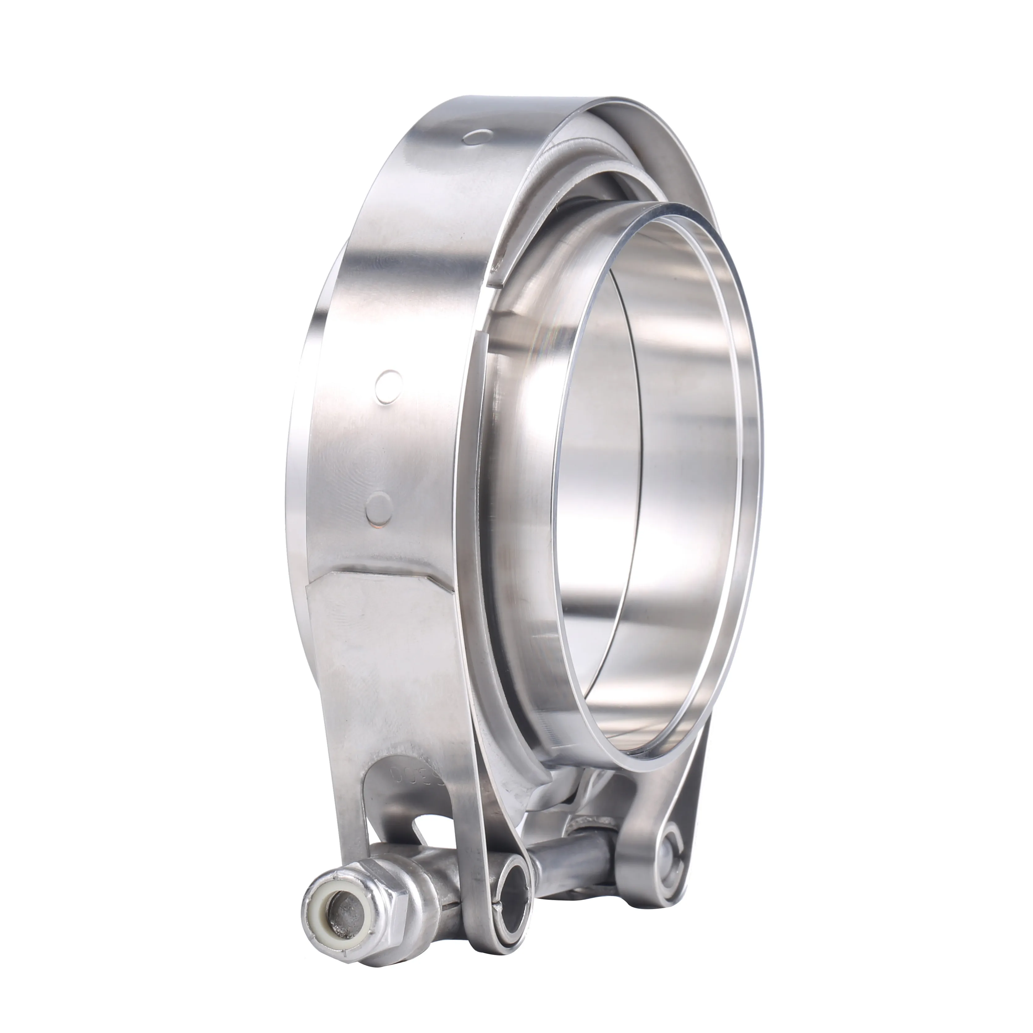 Abraçadeira V-Band de Aço Inox - Exhaust V Band Clamp Flange Kit Stainless avaliação e preço