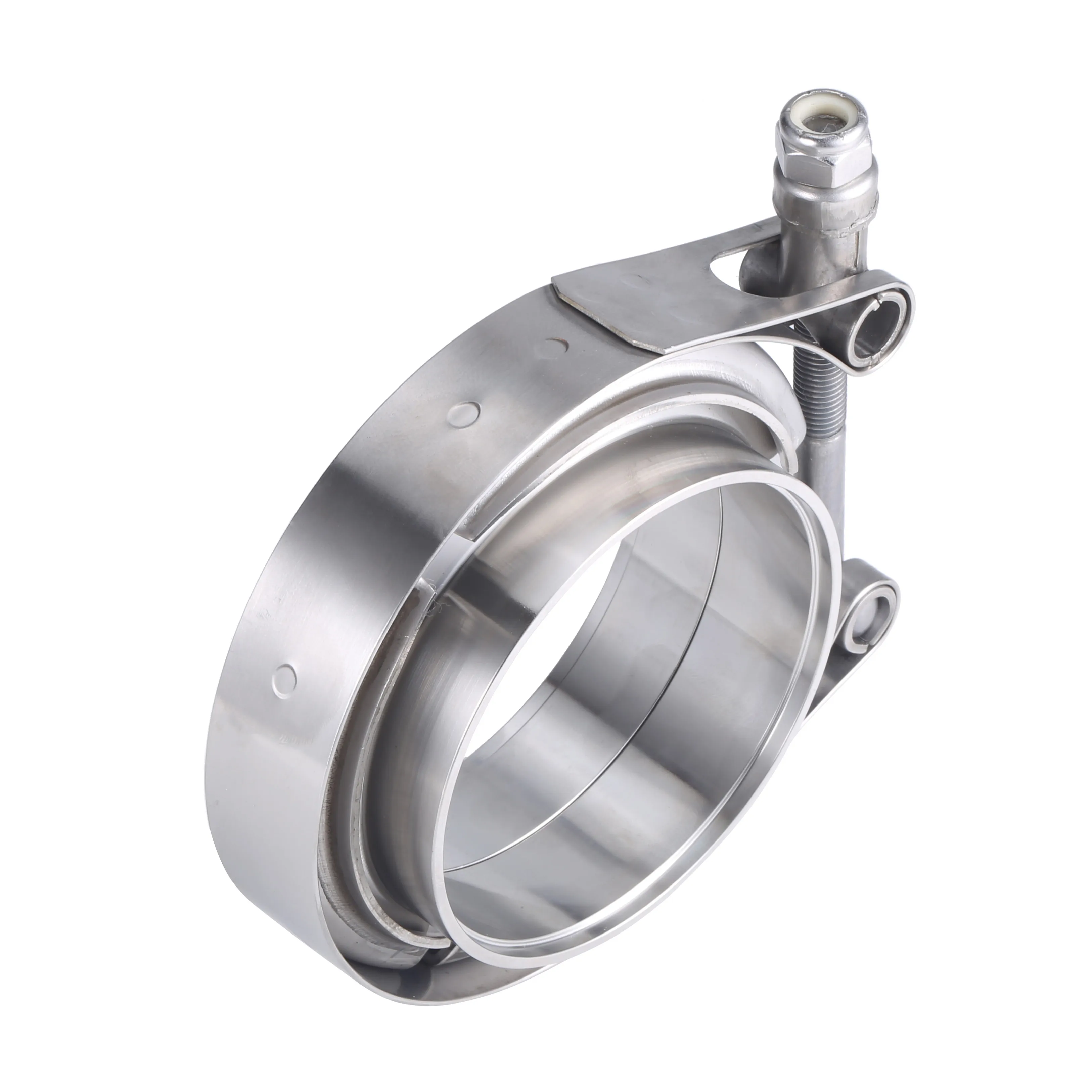 Abraçadeira V-Band de Aço Inox - Exhaust V Band Clamp Flange Kit Stainless avaliação e preço