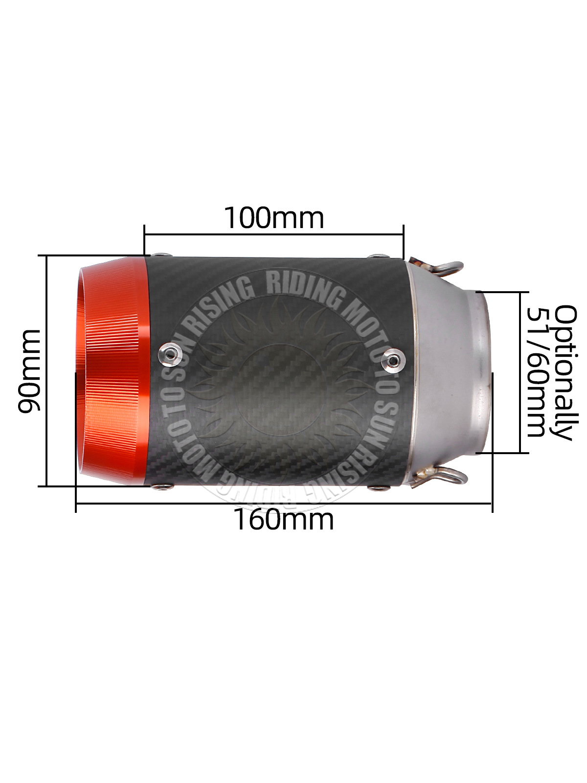 Escapamento Universal de Aço I - Exhaust Muffler Stainless Steel Universal avaliação e preço