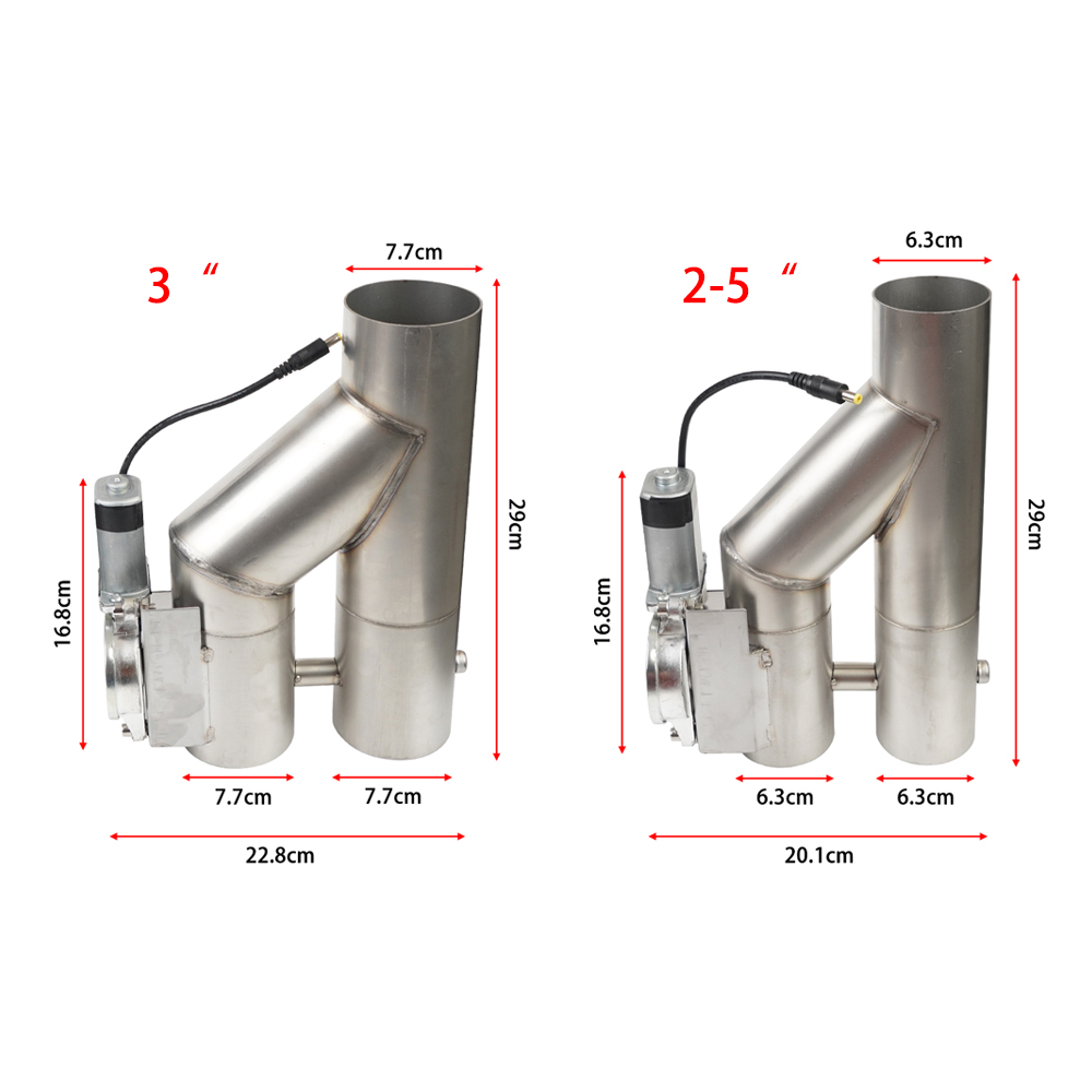 Kit de tubo de escape de carro - Dual Exhaust Cutout Valve Y Pipe Stainless avaliação e preço