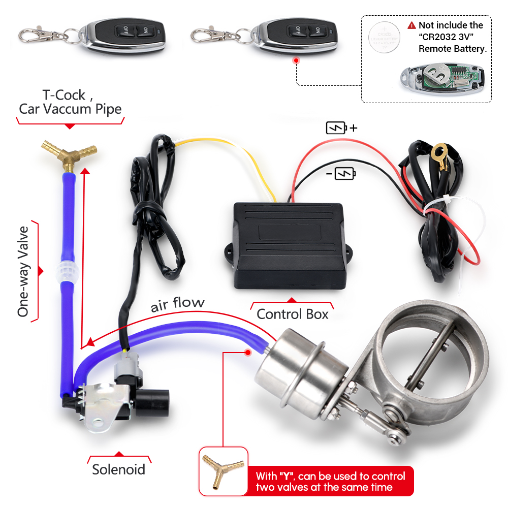 Ponta de entrada/saída de aço  - Exhaust Dump Valve With Wireless Remote avaliação e preço