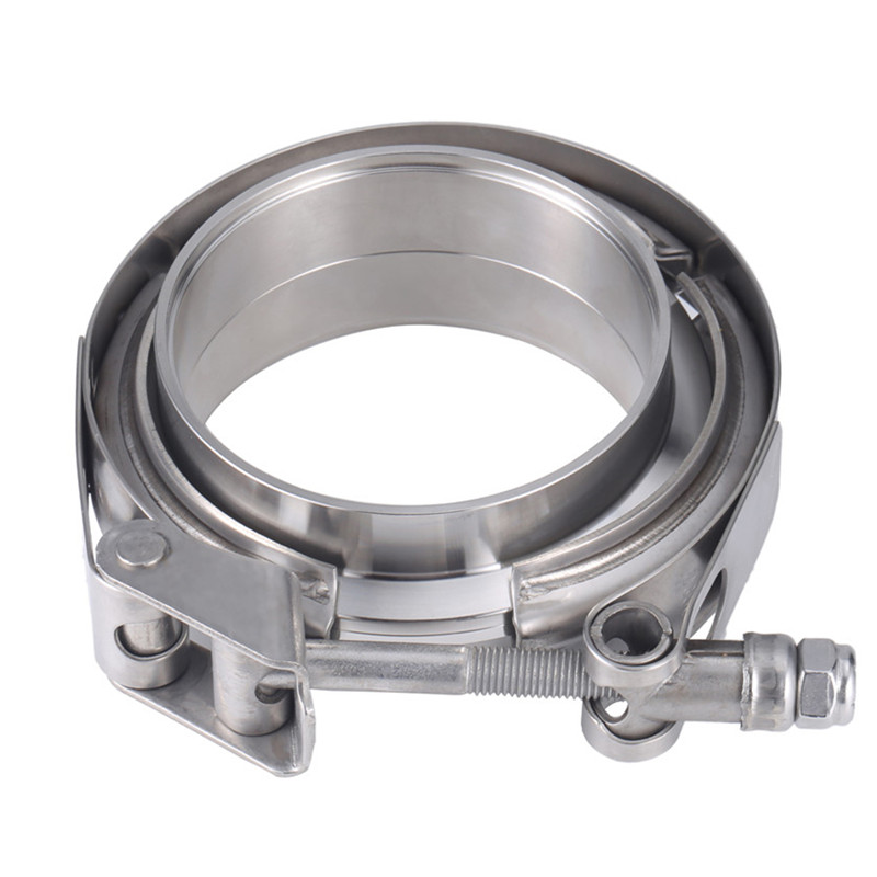 Abraçadeira V-Band de Liberaçã - Exhaust V Band Clamp Flange Kit Stainless avaliação e preço