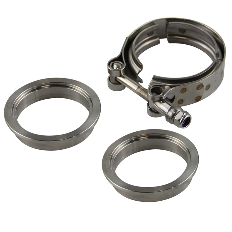Kit de tubo de escape turbo de - Exhaust V Band Clamp Flange Kit Stainless avaliação e preço