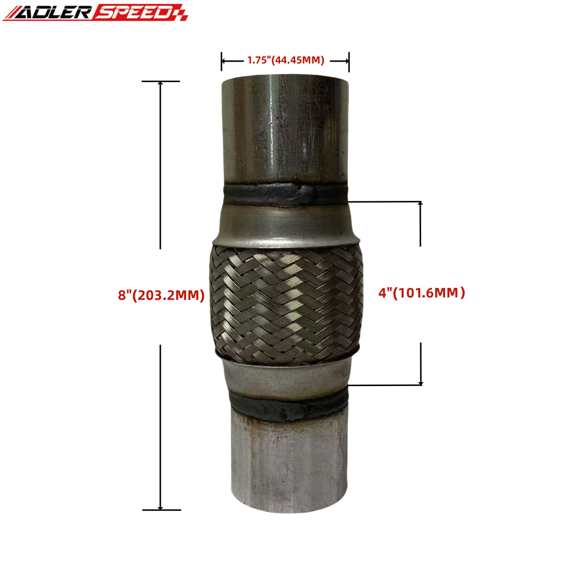 Acoplamento de Escape Reforçad - Exhaust Flex Pipe Braid Stainless Steel 2.5 avaliação e preço