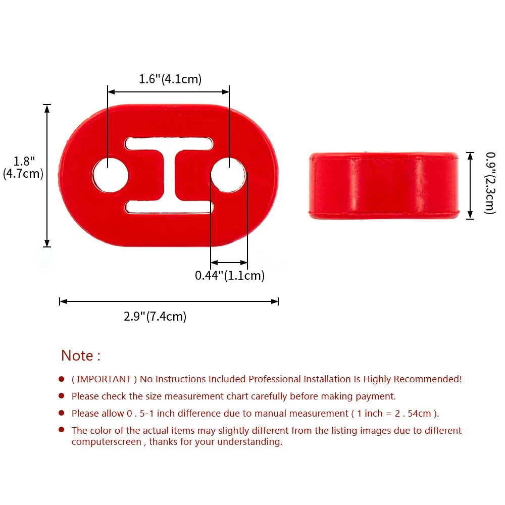 Suporte universal para escapam - Exhaust Hanger Rubber Insulator Heavy Duty avaliação e preço