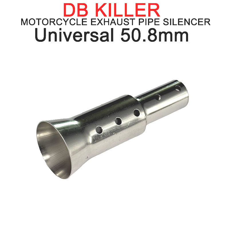 Silenciador Universal de 51mm  - Exhaust Muffler Stainless Steel Universal avaliação e preço