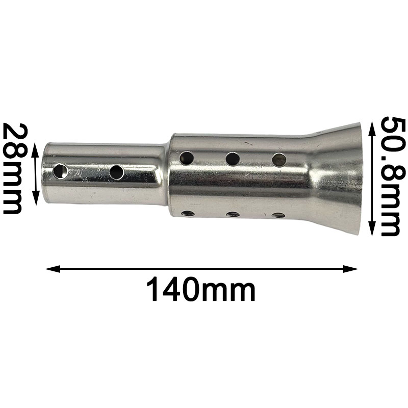 Silenciador Universal de 51mm  - Exhaust Muffler Stainless Steel Universal avaliação e preço
