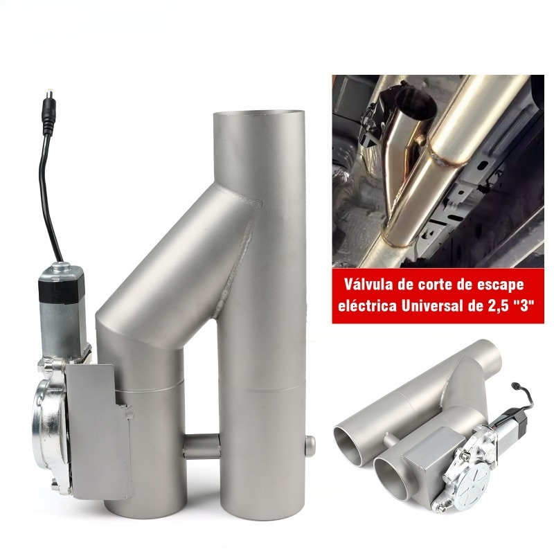 Válvula de Escape Dupla em Aço - Dual Exhaust Cutout Valve Y Pipe Stainless avaliação e preço