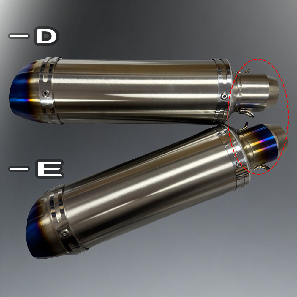 51mm universal silenciador de  - Exhaust Muffler Stainless Steel Universal avaliação e preço