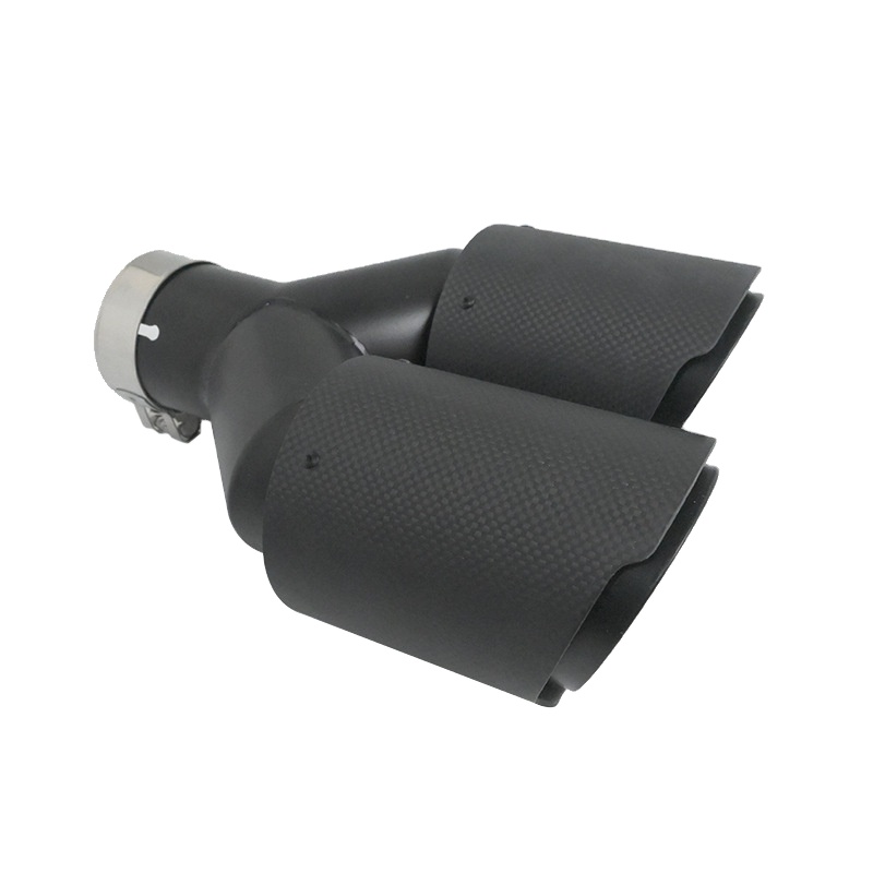 Sistema de Escape Automotivo T - Exhaust Tips Dual Outlet Carbon Fiber 63Mm avaliação e preço