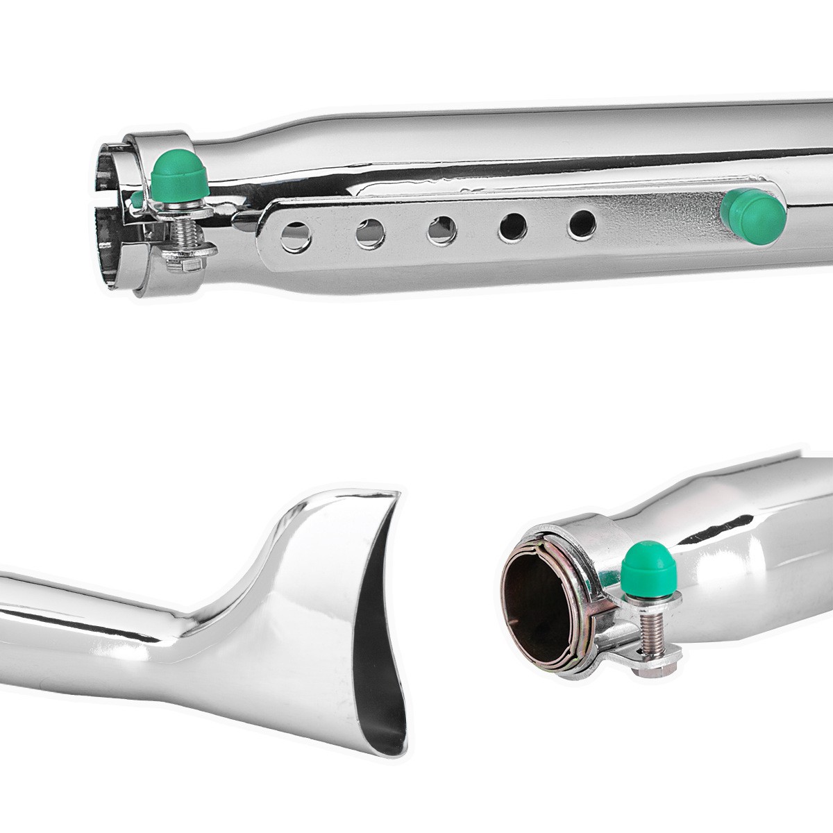 Escapamento Retro Universal pa - Exhaust Muffler Stainless Steel Universal avaliação e preço