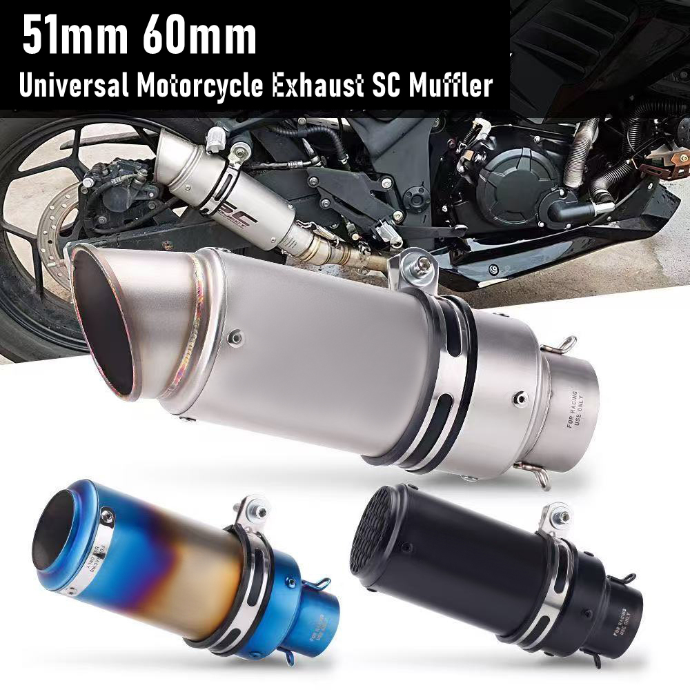 Tubo silenciador de escapament - Exhaust Muffler Stainless Steel Universal avaliação e preço