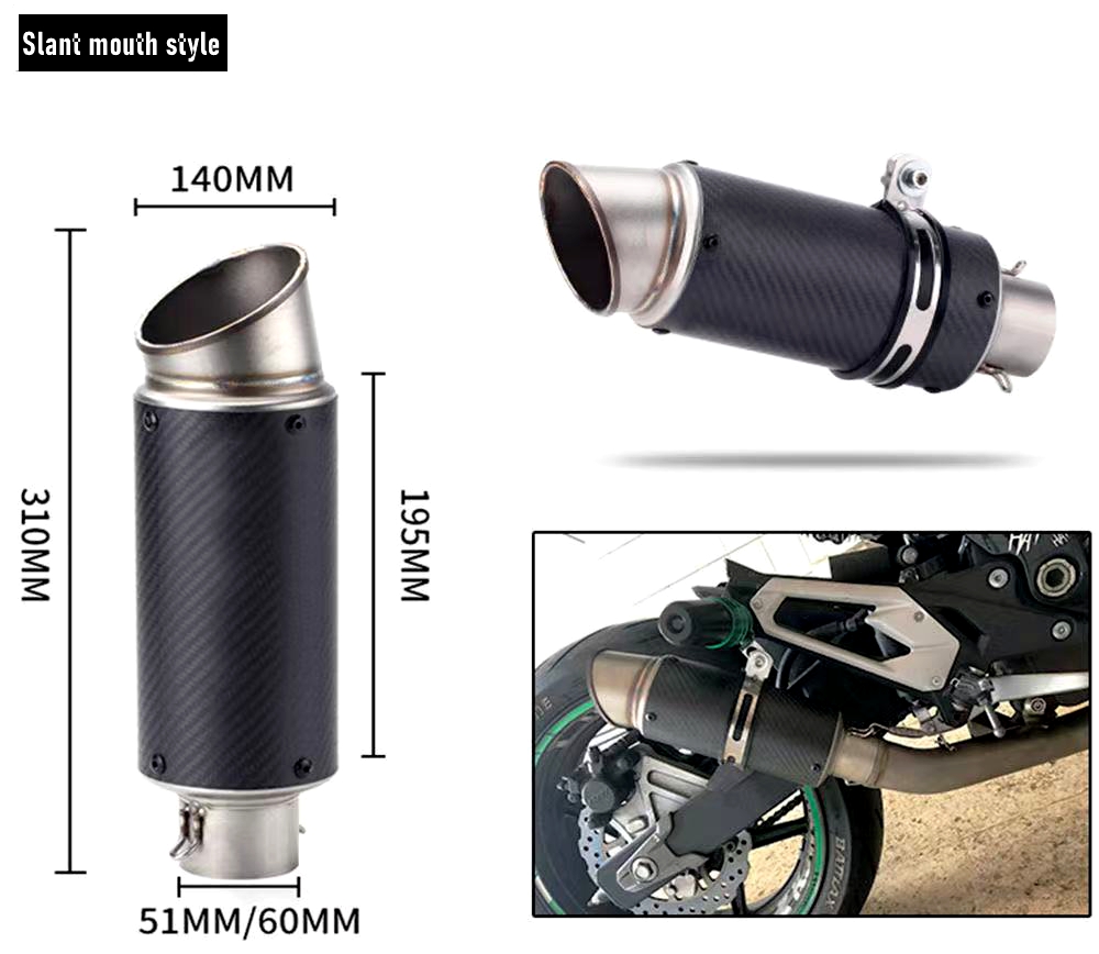 Tubo silenciador de escapament - Exhaust Muffler Stainless Steel Universal avaliação e preço