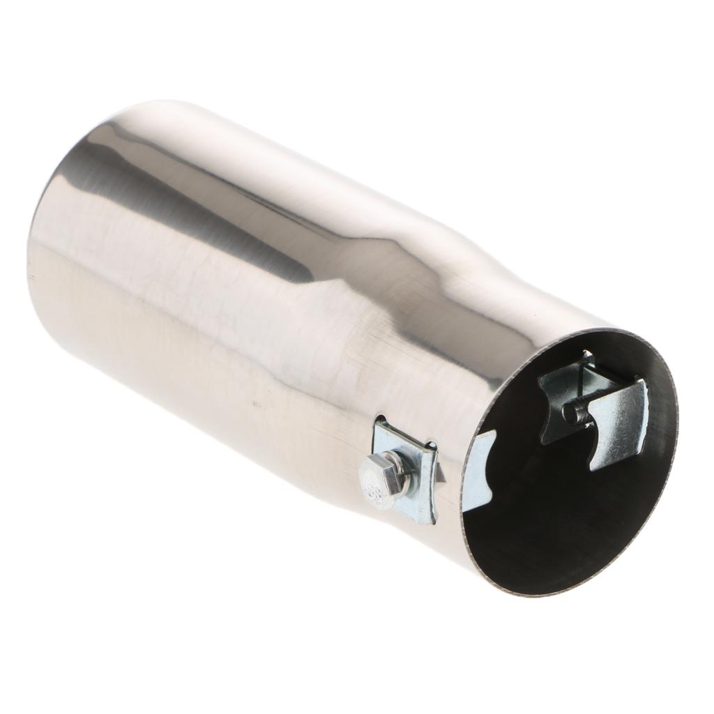 1 peça 30-50mm entrada de aço  - Exhaust Muffler Stainless Steel Universal avaliação e preço