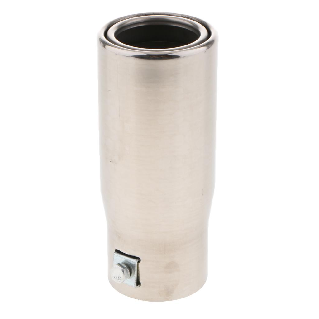 1 peça 30-50mm entrada de aço  - Exhaust Muffler Stainless Steel Universal avaliação e preço