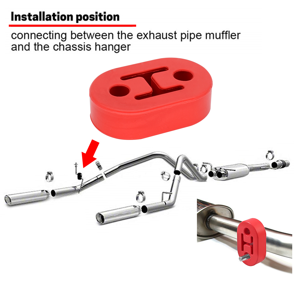 2 pçs universal carro resisten - Exhaust Hanger Rubber Insulator Heavy Duty avaliação e preço
