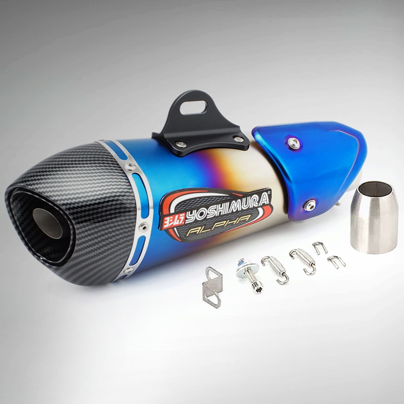 Escapamento Universal para Mot - Exhaust Muffler Stainless Steel Universal avaliação e preço