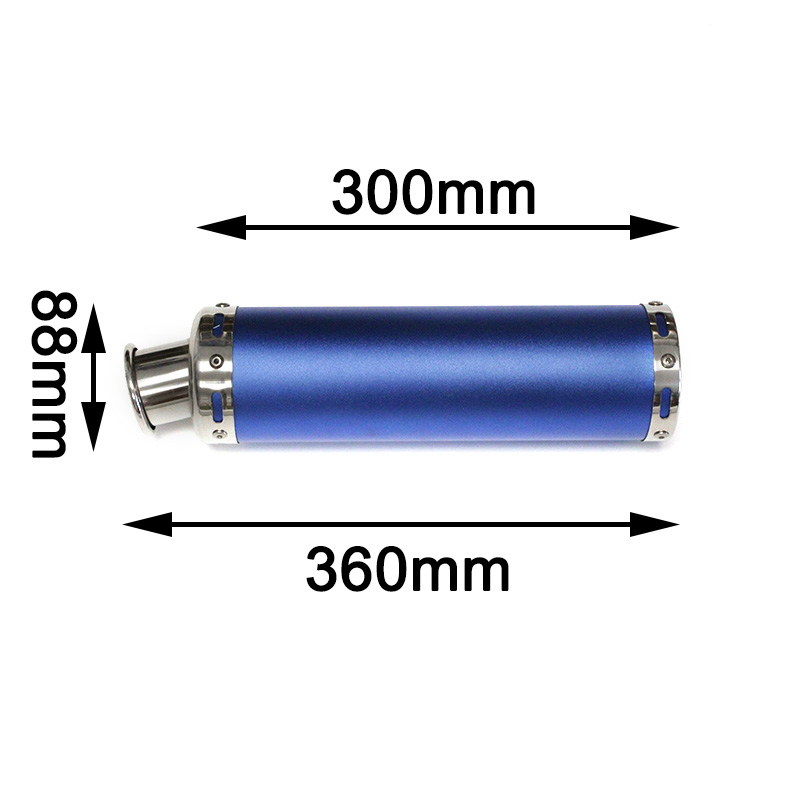 Escapamento de Metal Universal - Exhaust Muffler Stainless Steel Universal avaliação e preço